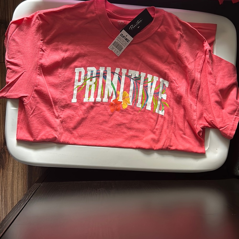 NWT Primitive Palms Coral Tee - Unisex